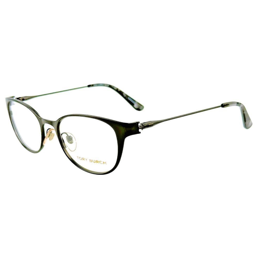 Tory Burch TY1050 Womens Metal Eyeglass Frame 3162 Satin Dark Gunmetal 51-19